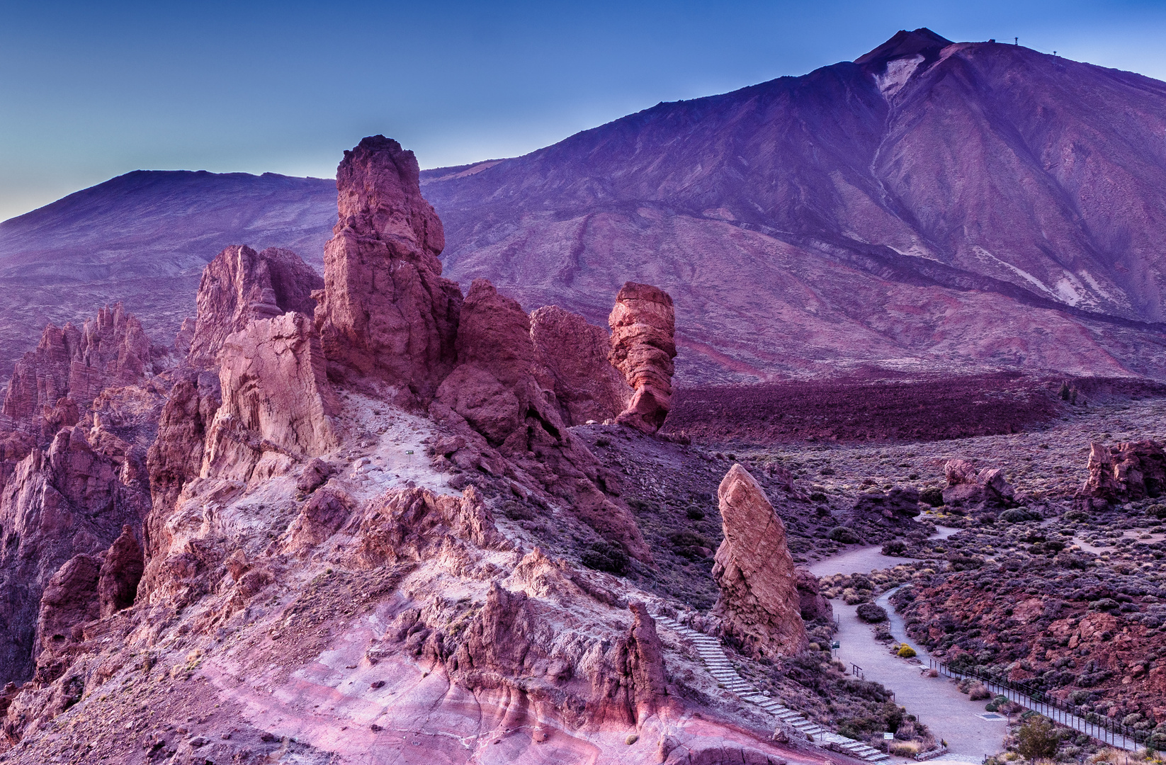 Teide und Roques de Garcia - Abendstimmung1