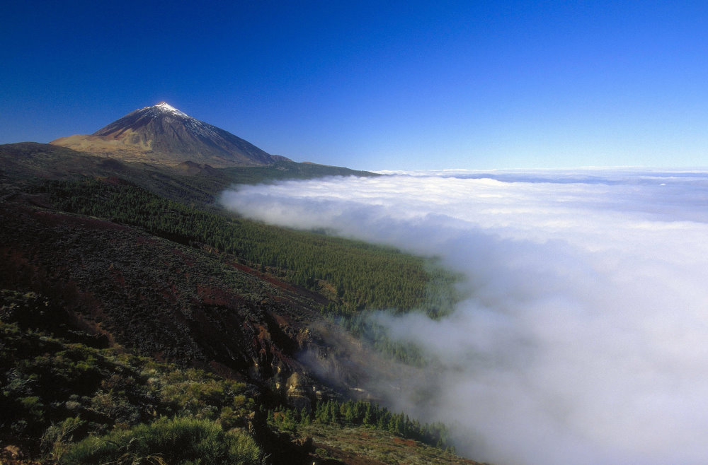 Teide und Wolken