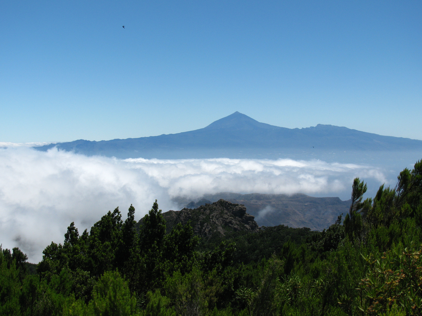 Teide von La Gomera aus gesehen