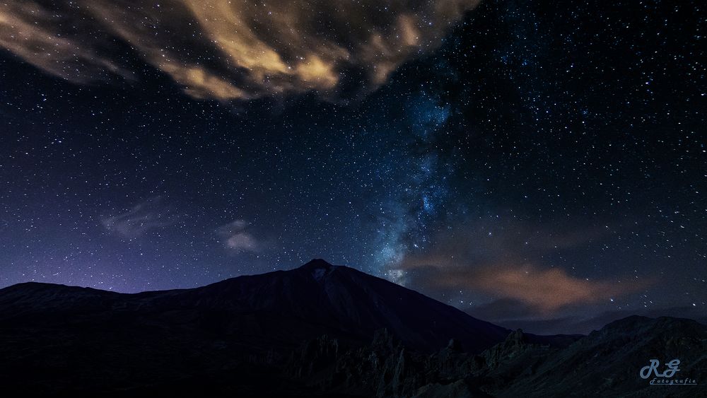 Teide with Milky Way