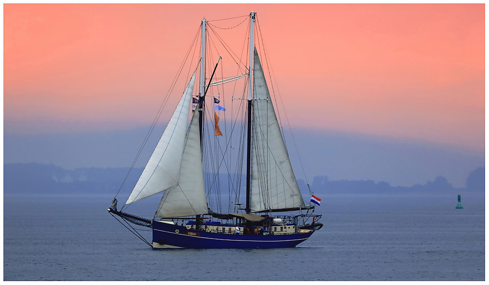 Teil - 1 - Impression Kieler Woche 2016 am 24.6. -- das traumhafte Ende einer Gästefahrt --