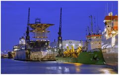 Teil -14- :Maritime Arbeitswelten in Bremerhaven am 26.10.2014 " Alles belegt & viel Arbeit ...."