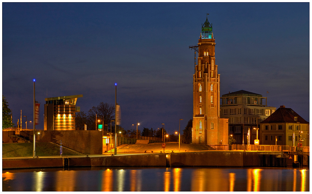 Teil --15--: Havenwelten Bremerhaven am 26.5.2011 "Abendstille am Loschenturm"