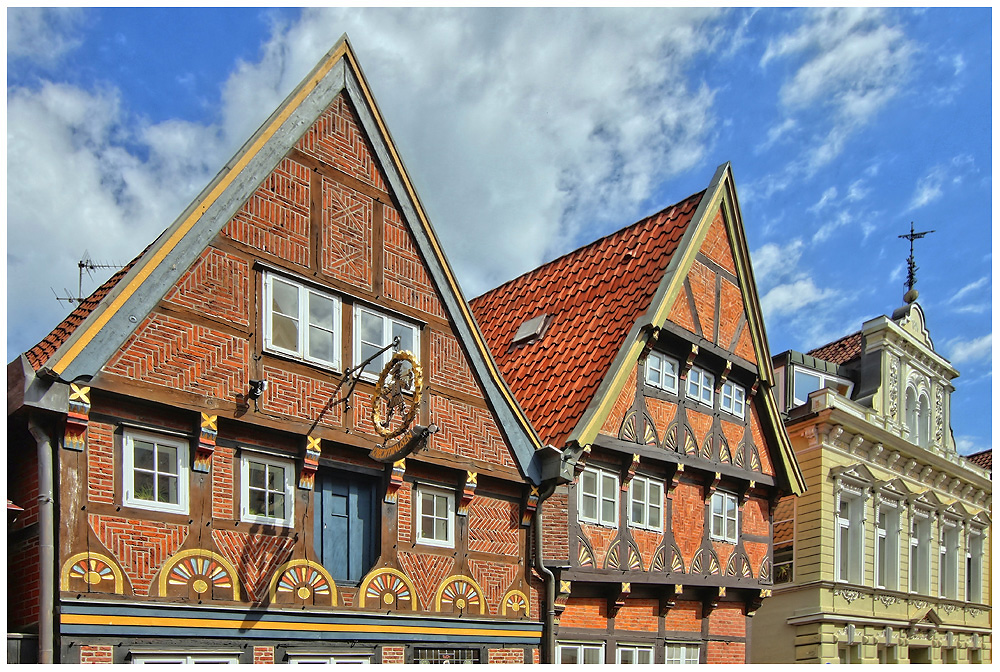 Teil -2 - Hansestadt Stade ...... Giebel in der Altstadt ....