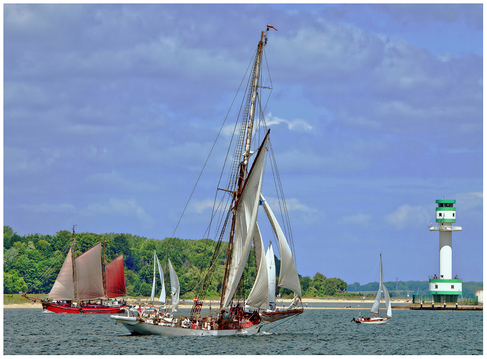 Teil - 6 - Impression Kieler Woche 2015 am 27.6. -- Gästefahrt bei optimalen Wetter--