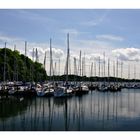 Teil-Anblick Segelhafen Heikendorf (bei Kiel)