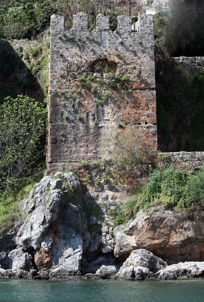 Teil der Burganlage von Alanya, Türkei