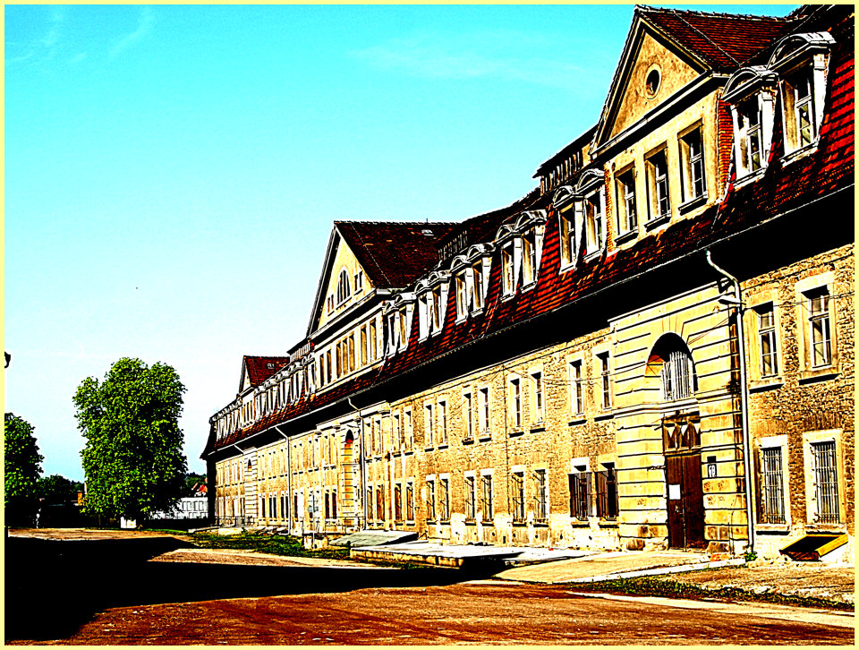 Teil der Citadelle "Petersberg" in Erfurt