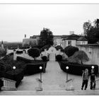 Teil der Gartenanlage von Stift Melk in der Wachau (Niederösterreich)