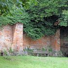 Teil der Stadtmauer in Memmingen von der Innenansicht