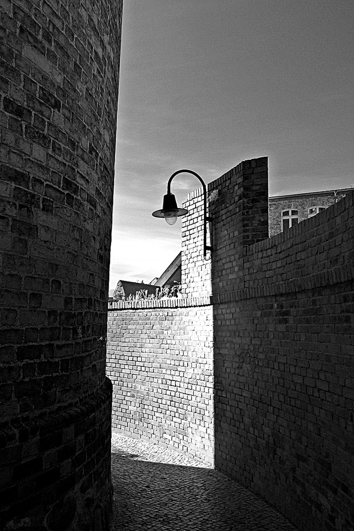 Teil der Stadtmauer in Tangermünde