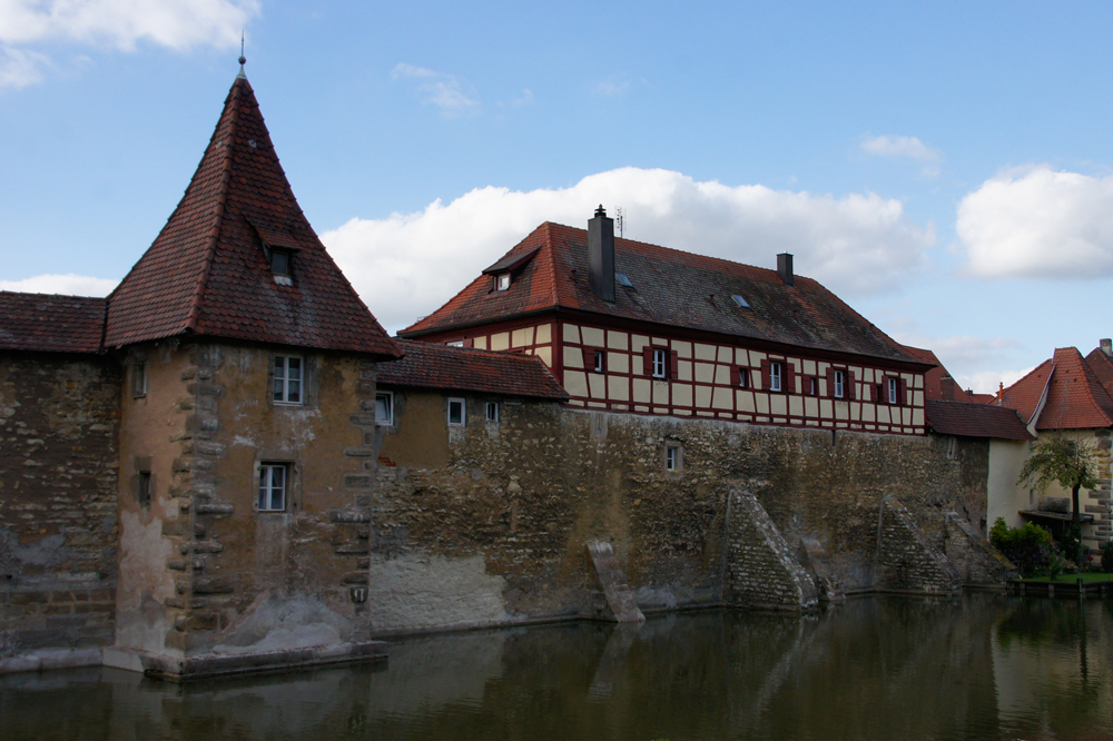 Teil der Stadtmauer von Weißenburg/Bayern