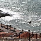 Teil der Strandpromenade in Pizzo/Calabrien