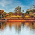 Teil der Umfassungsmauer von Angkor Wat