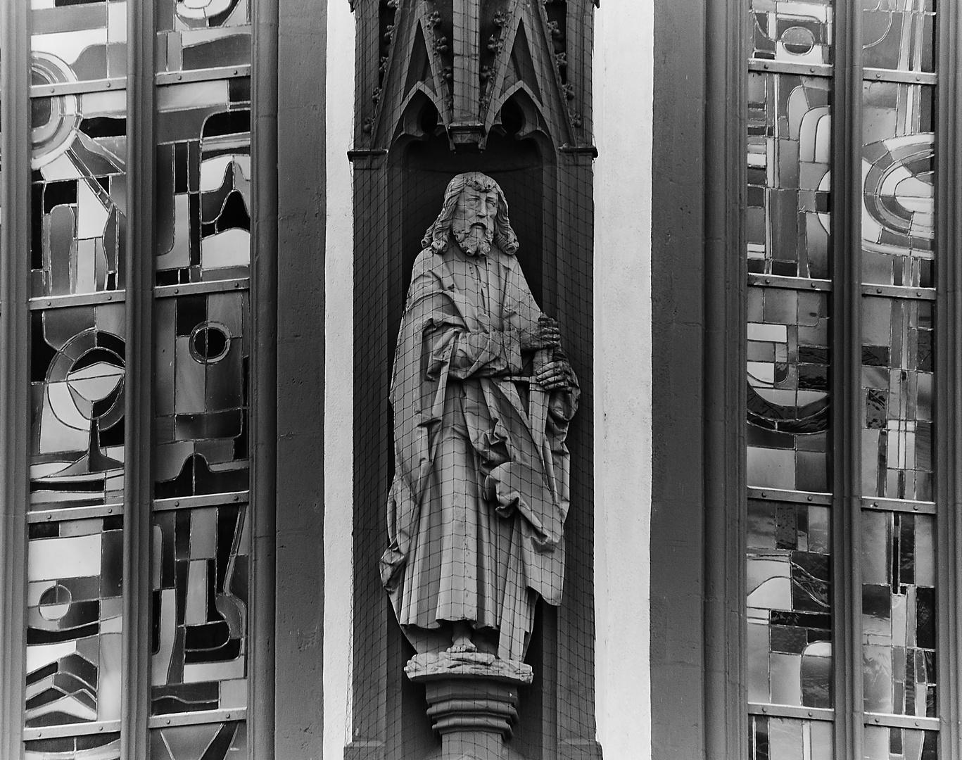 Teil des Fensters von der Marienkapelle Würzburg 