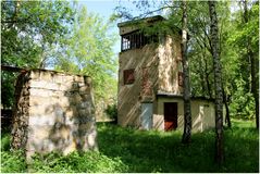 Teil des Granitabbaumuseums Königshainer Berge ( bei Görlitz)