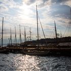 Teil des Hafen in Oslo