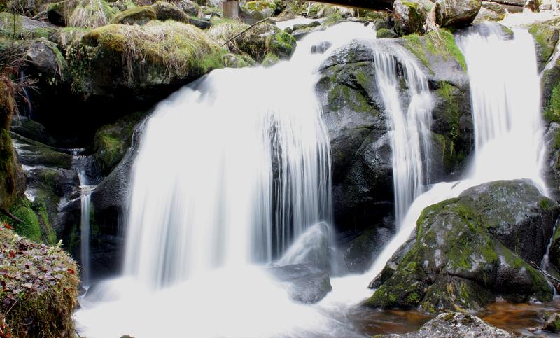 Teil des höchsten Wasserfalls Deutschlands