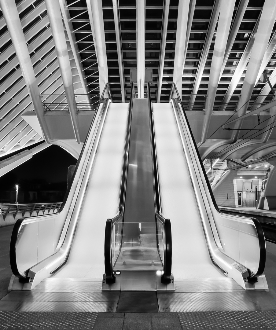 Teil des Interieurs La Gare Guillemens Lüttich