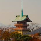 Teil des Kyomizu Tempel in Kyoto