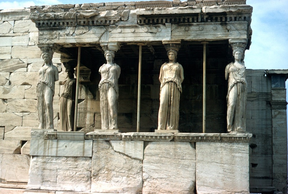 Teil des Nike Tempels in Athen (Parthenon)