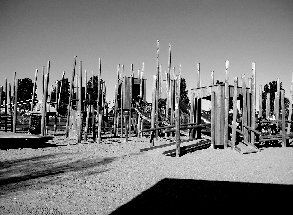 Teil des Spielplatzes, Leverkusen-Neulandpark