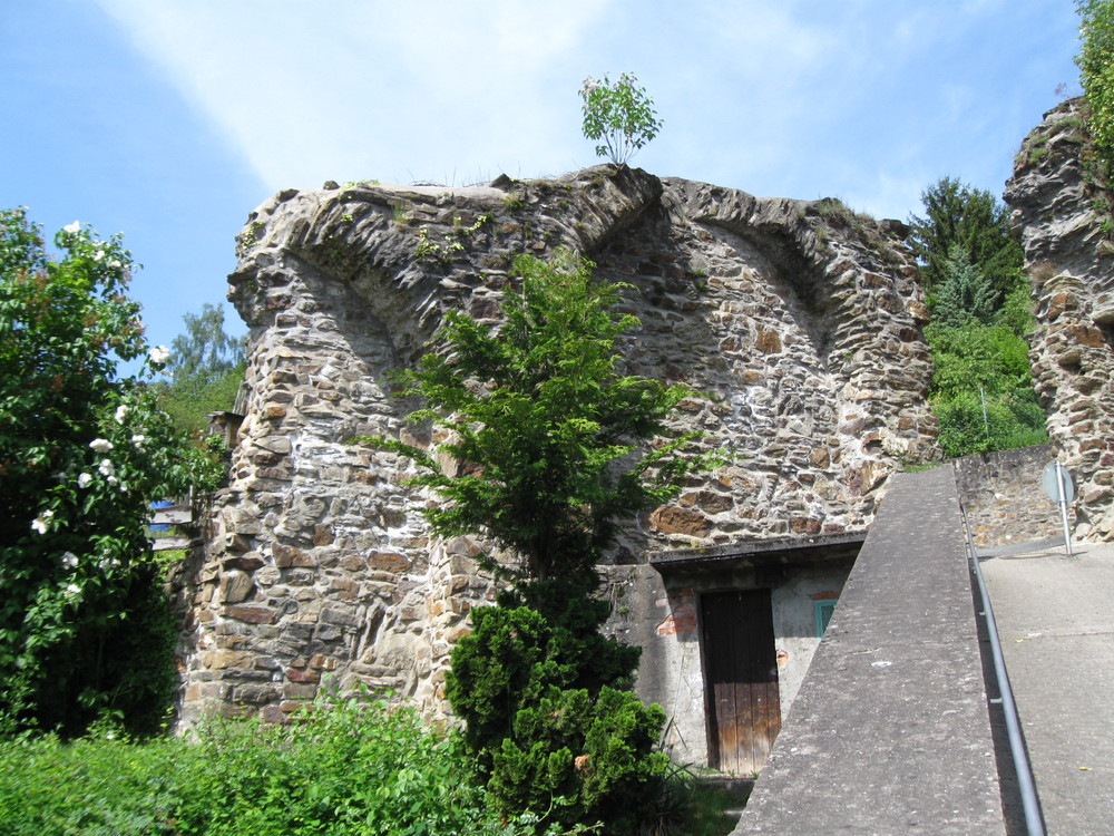 Teil einer alten Stadtmauer