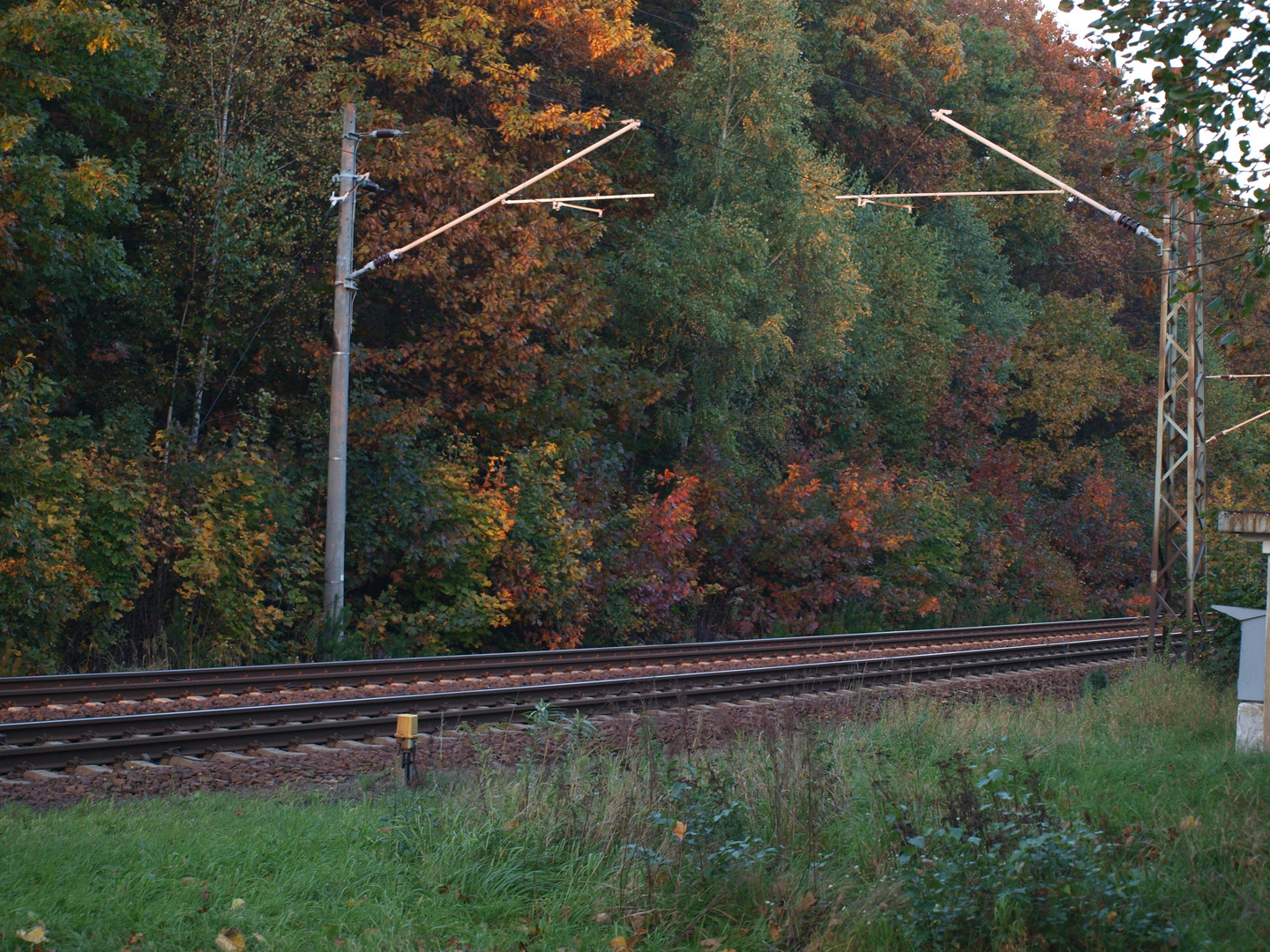 Teil einer Bahnstrecke