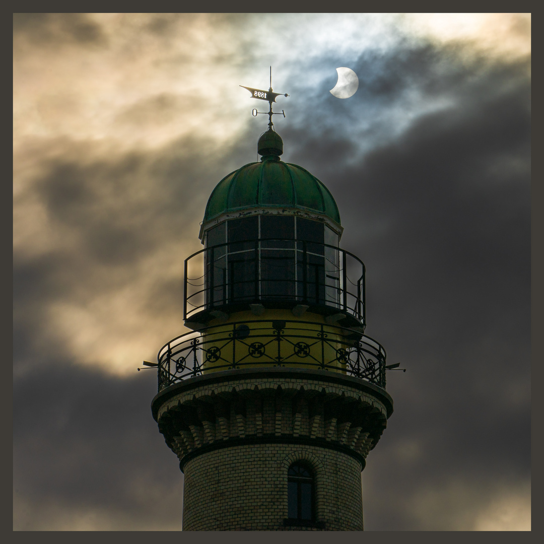 Teil- Sonnenfinsternis in Warnemünde