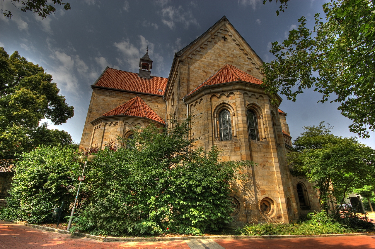 Teilansicht der Kirche von Barsinghausen