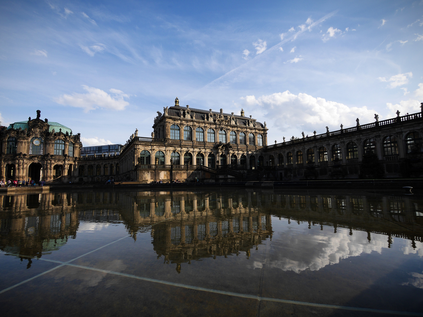 Teilansicht des Zwinger, Dresden