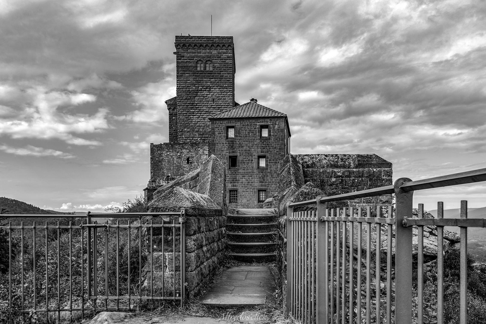 Teilansicht Reichsburg Trifels