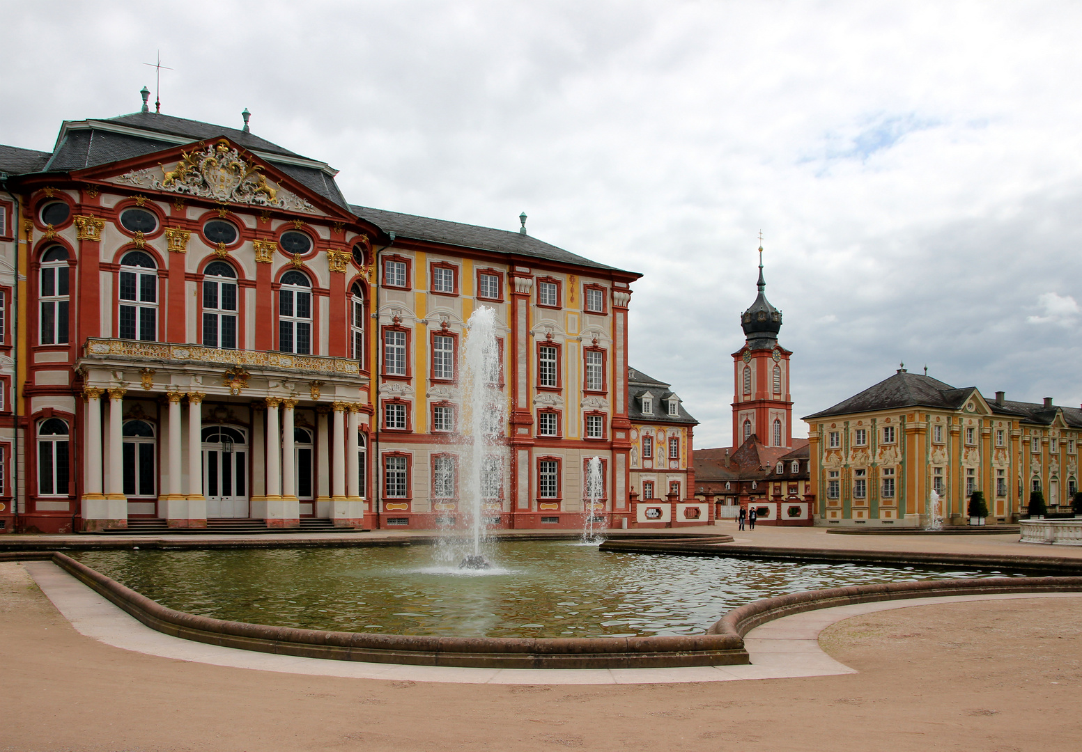 Teilansicht Schloss Bruchsal