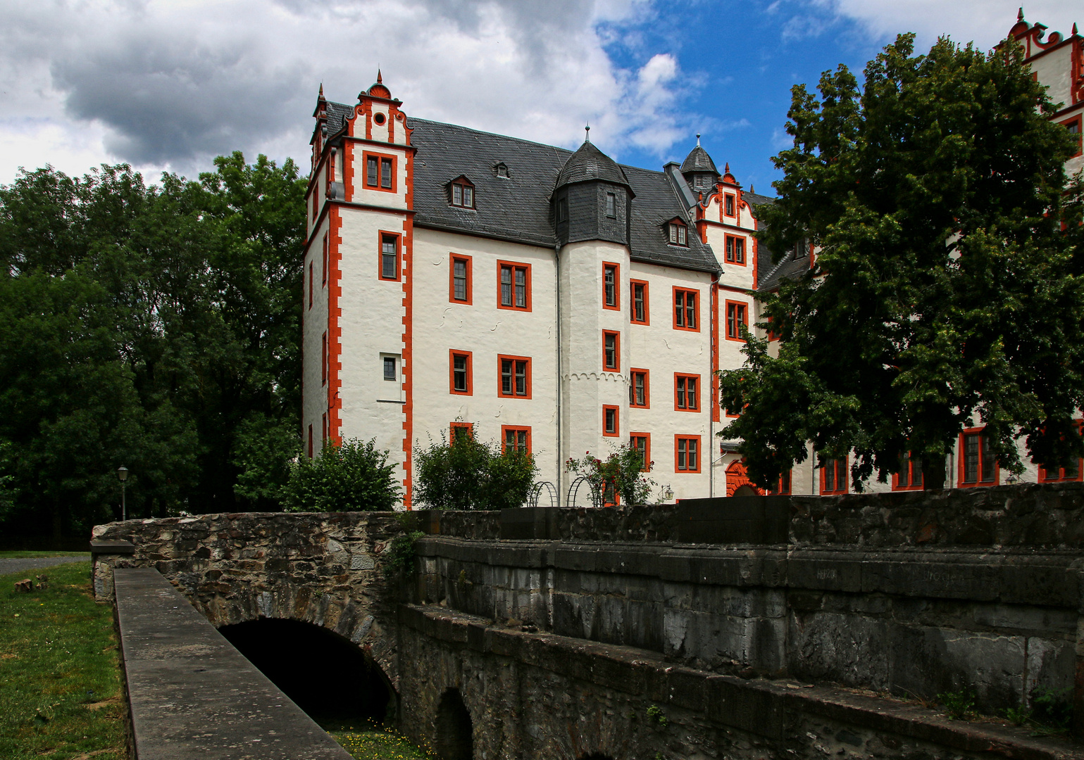Teilansicht Schloss Hadamar