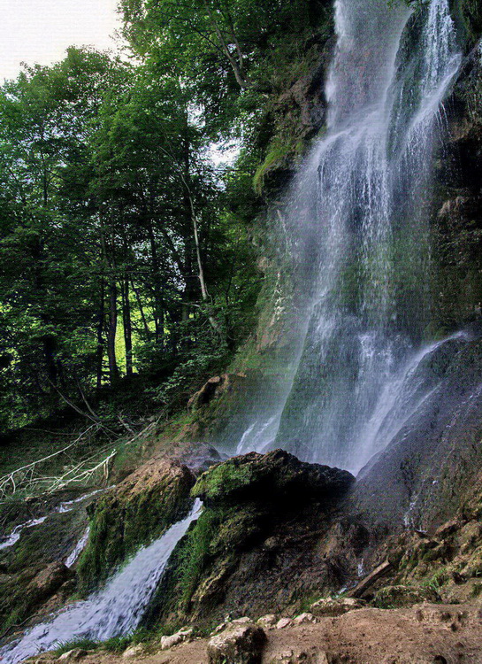 Teilansicht Uracher Wasserfall