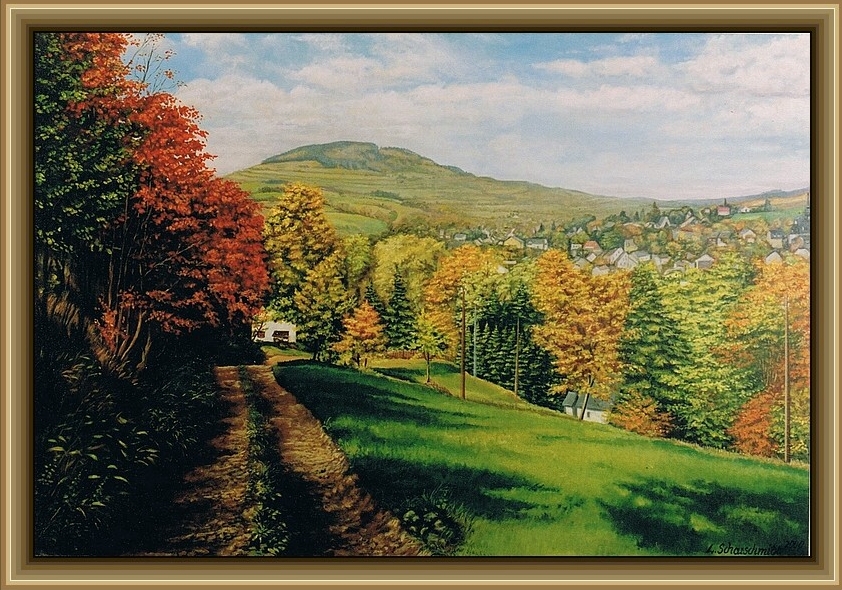 Teilansicht von Königswalde im Herbst (2000)