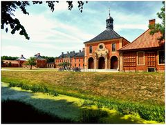 Teilansicht von Schloss Bothmer