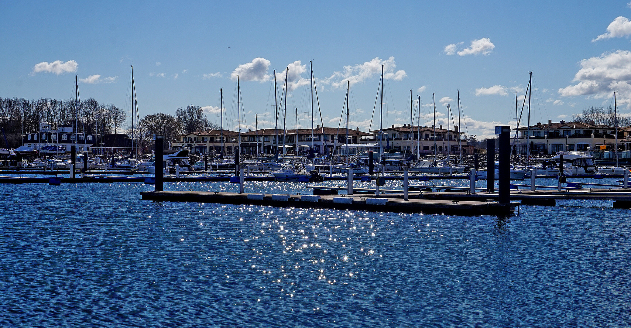 Teilblick auf die Marina