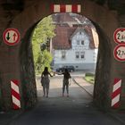 Teilen am Ende des Tunnels