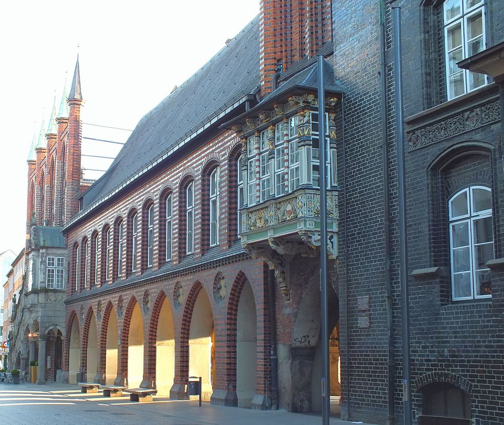 Teilfassade vom Lübecker Rathaus