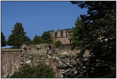 Teilruine des Heidelberger Schlosses