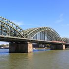 Teilsicht auf die Hohenzollernbrücke