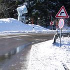 Teilweise Schnee und in jede Richtung Richtig