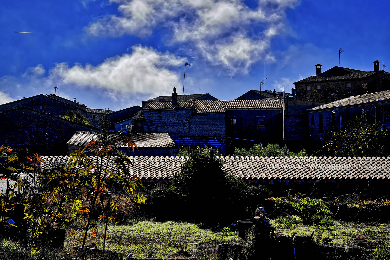 Tejados de pueblo