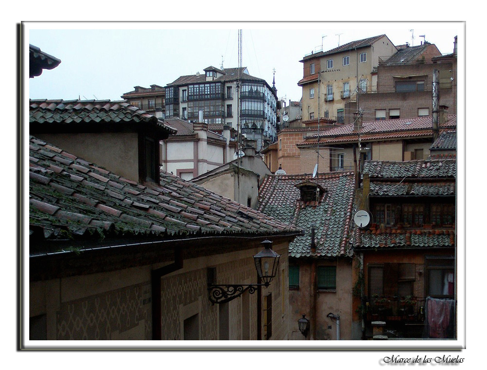 Tejas al reves en Segovia