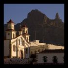 Tejedas Kirche mit Roque Nublo