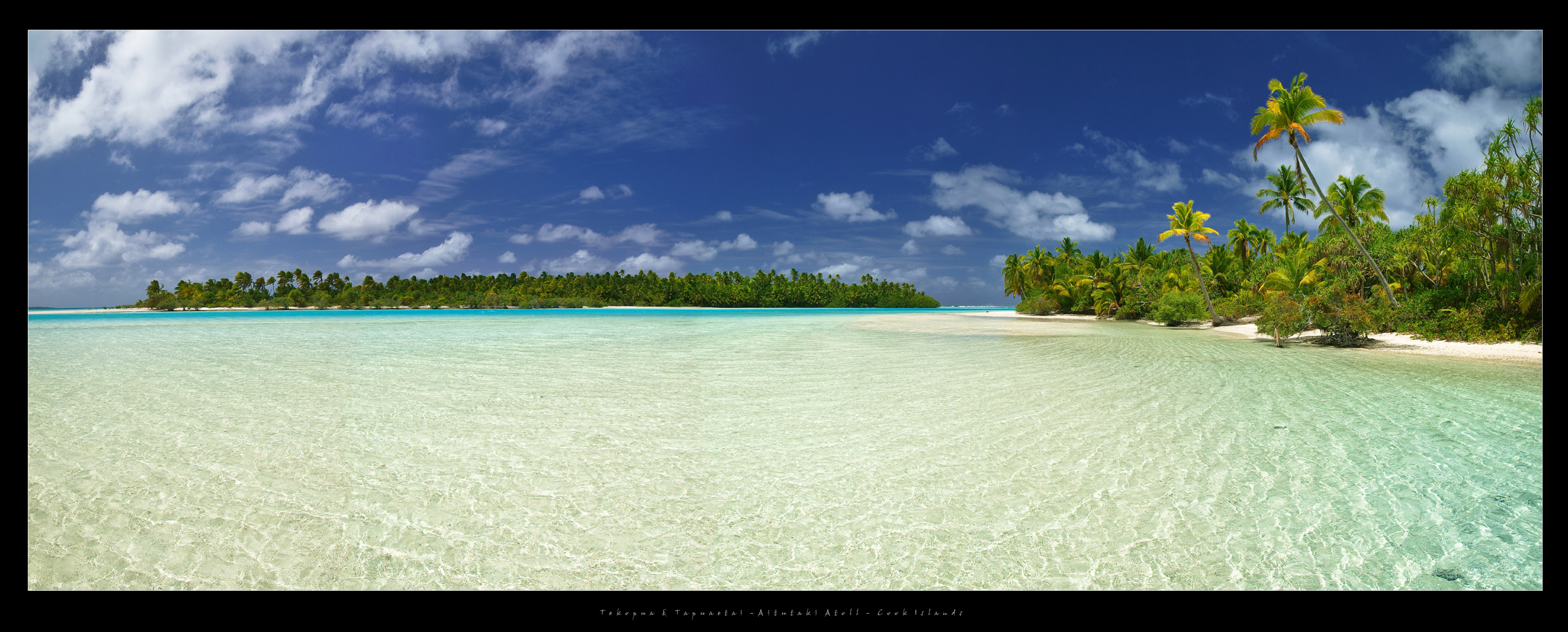 Tekopua & Tapuaetai "One Foot" Island - Aitutaki Atoll - Cook Islands 2011