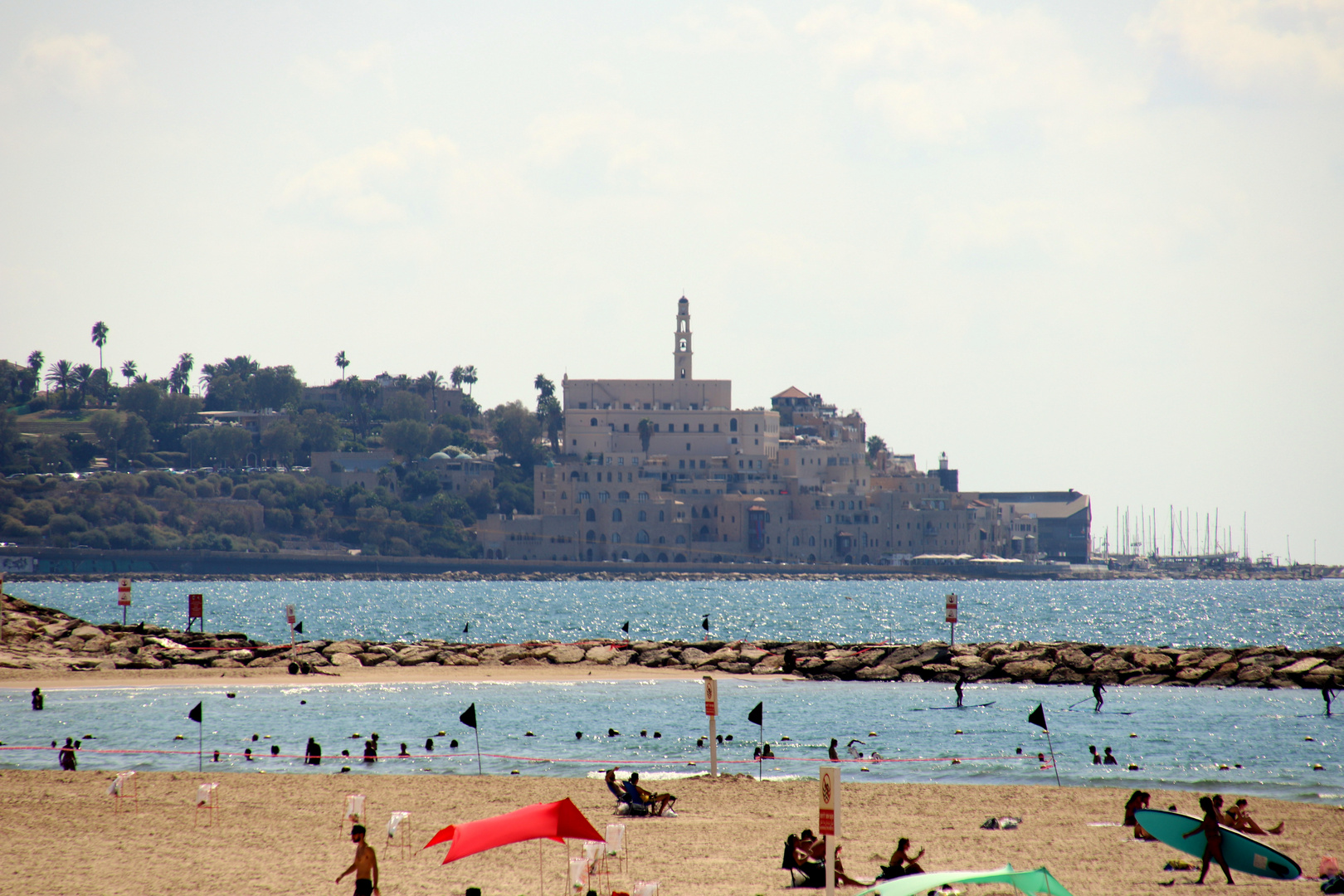 Tel Aviv, Jerusalem Beach vue sur Jaffa