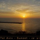 tel aviv sunset