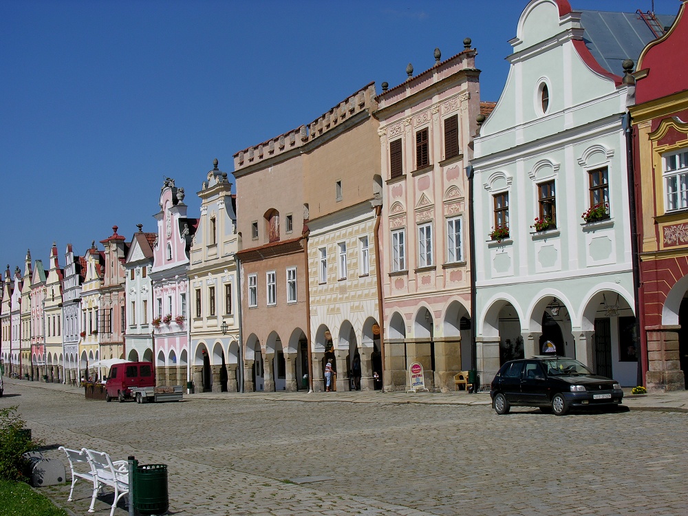 Telc, (Teltsch) Tschechien, Marktplatz